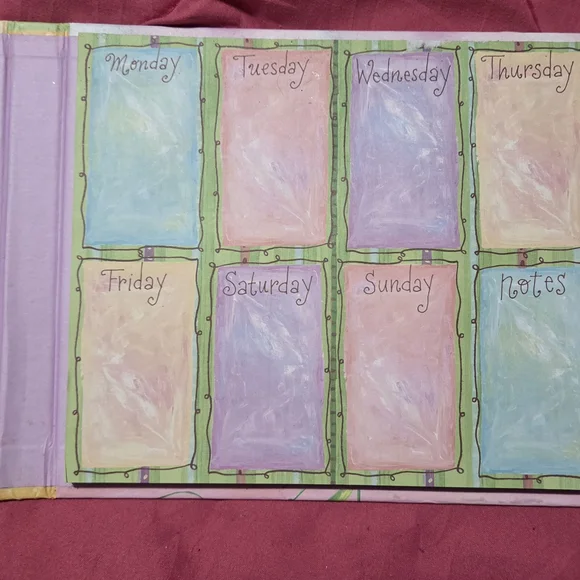 Joyful Song Note Portfolio Weekly Organizer Stationary book - Picture 4 of 4